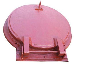 鑄鐵鑲銅圓閘門